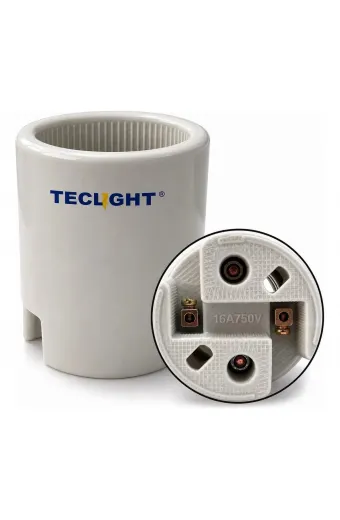 Kit De 5 Soquete Porcelana Para Luminária E40 16a 750v